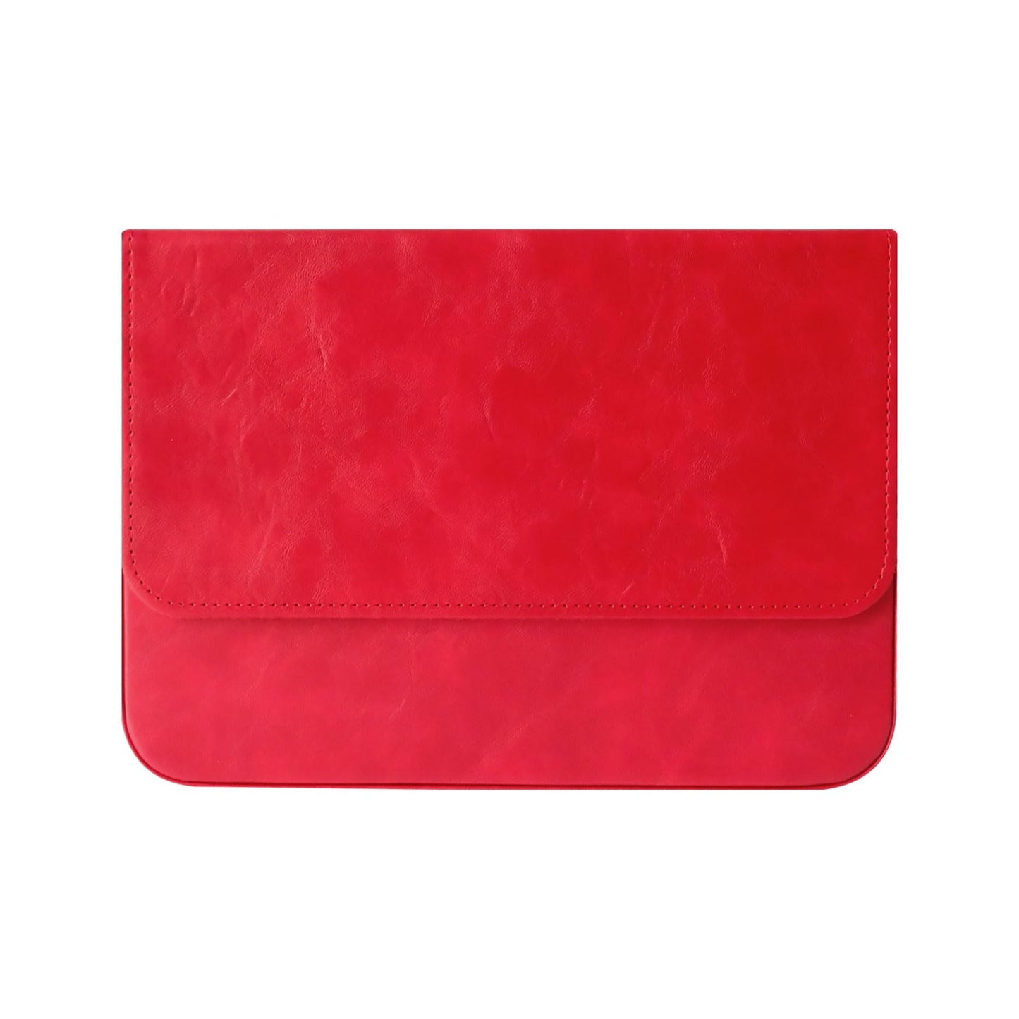 MIVLXLX PU Leather Fountain Pen Case, 12-Slot Pen Storage Tray(red)