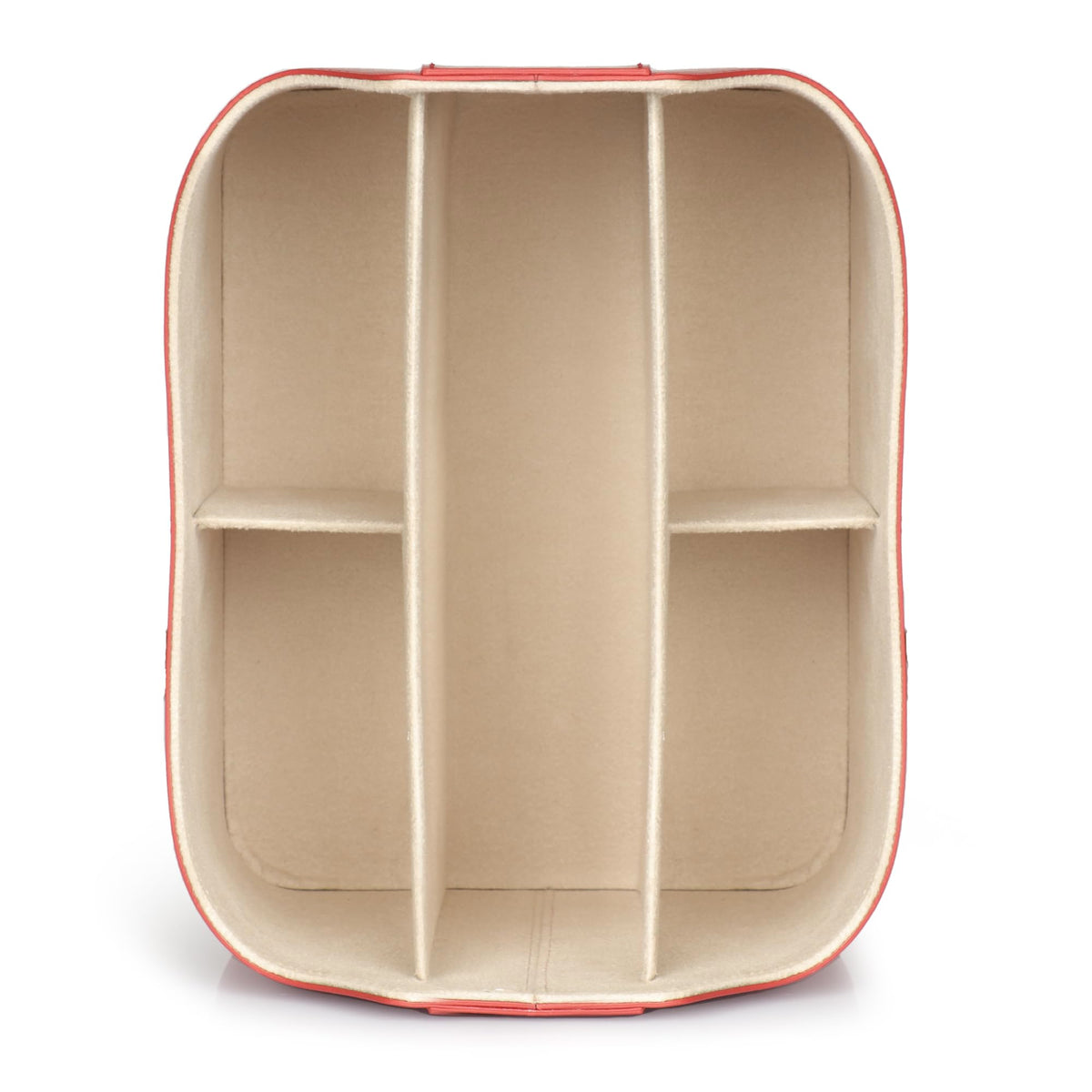 Londo PU Leather Remote Control Holder, Office Supplies Desk Organizer with Tablet Slot, Makeup