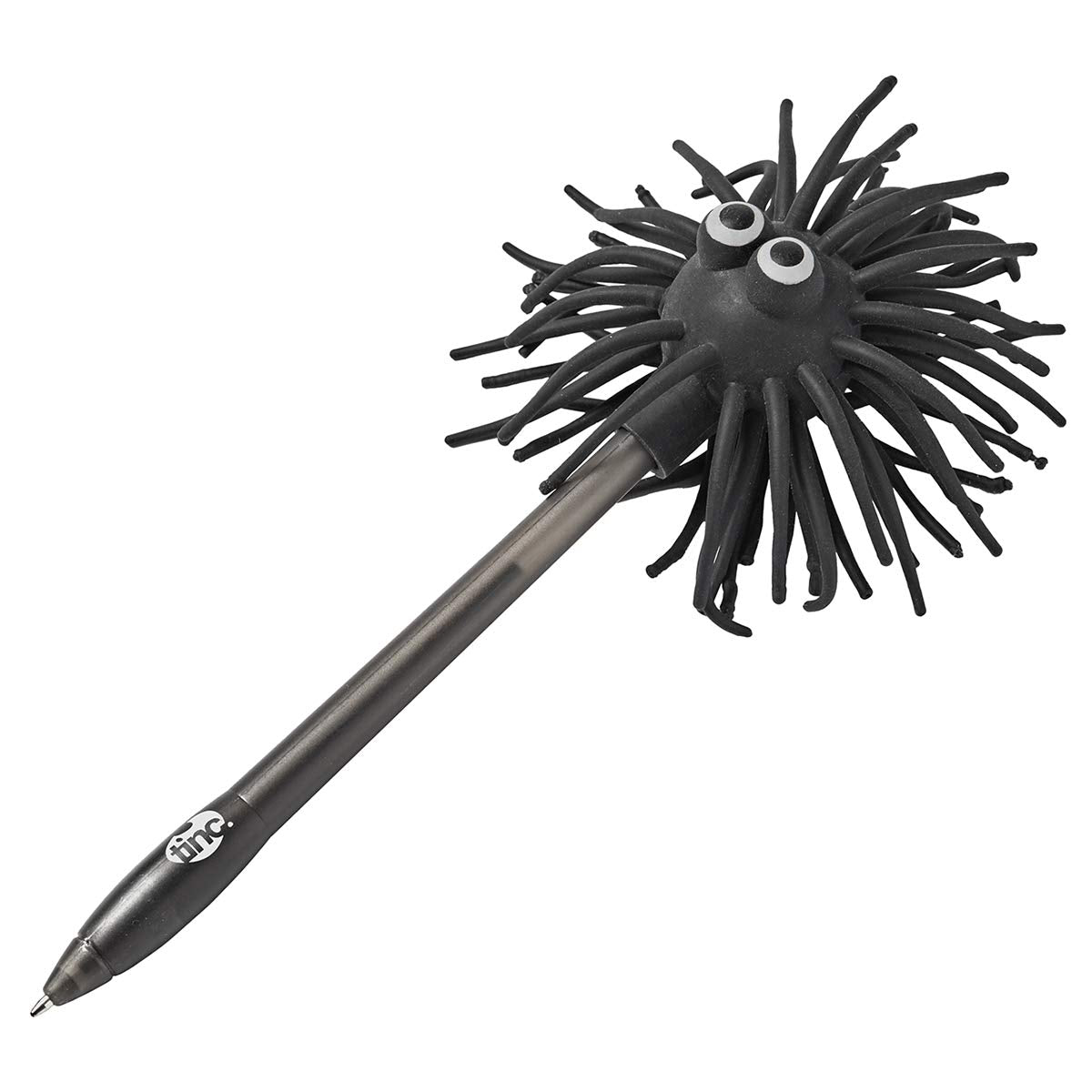 TINC Fuzzy Guy Lite-Up Pen - Black 12 Pc PVC Cup