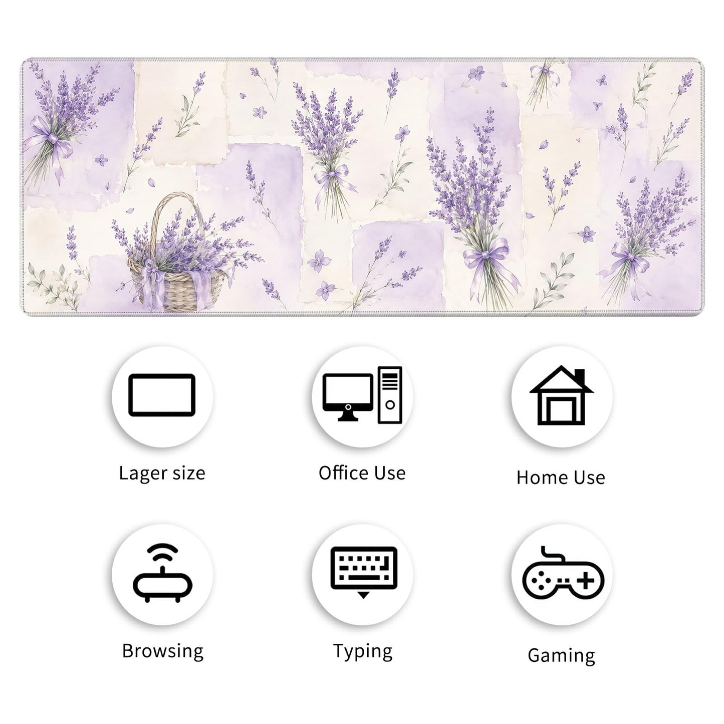 Desk Mat Large Gaming Mouse Pad + Coaster