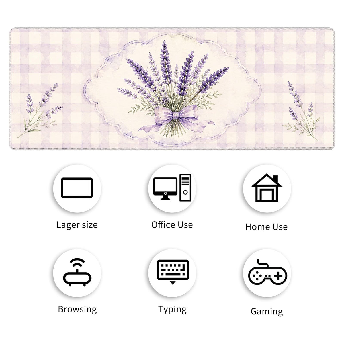 Desk Mat Large Gaming Mouse Pad + Coaster