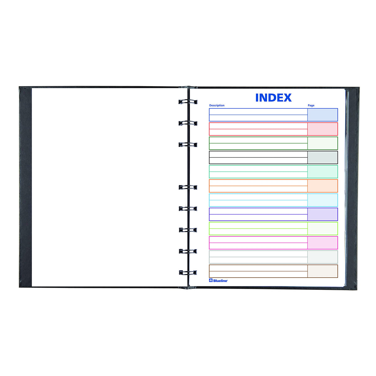Blueline Notepro Composition Notebook, Black, 9.25 x 7.25 inches, 192 Ruled Pages (A9C.81) - (Pack