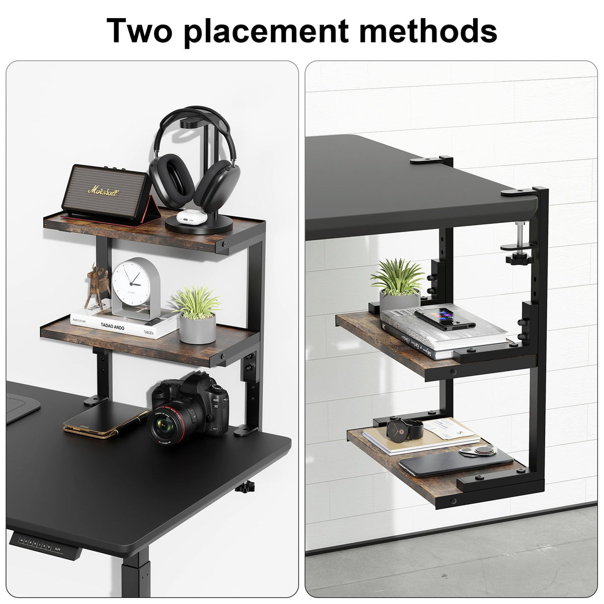 OUTIOE 2-Tier Desk Shelf