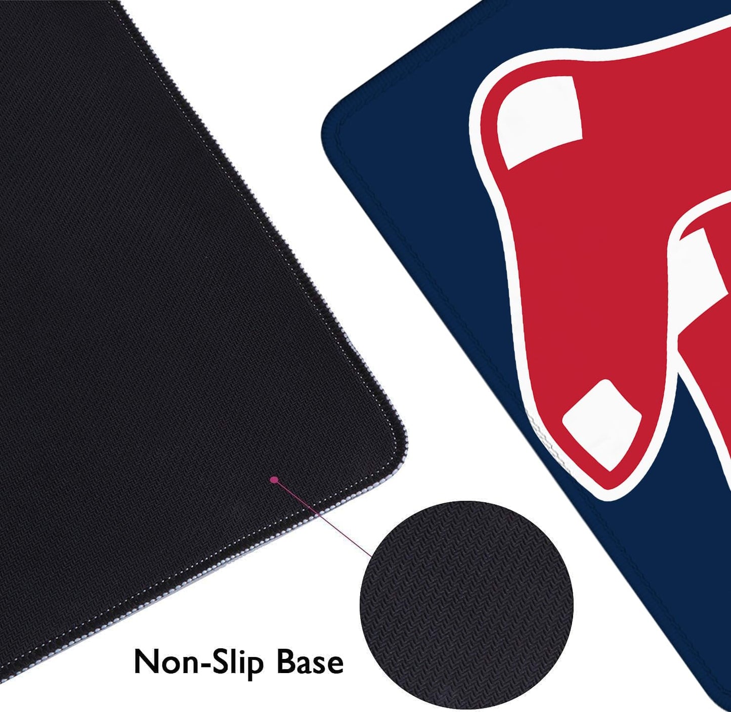 Baseball Mouse Pad Extended Large Gaming Desk Pad 31.5 x 11.8 Inch, XL Mousepad Topographic Mouse