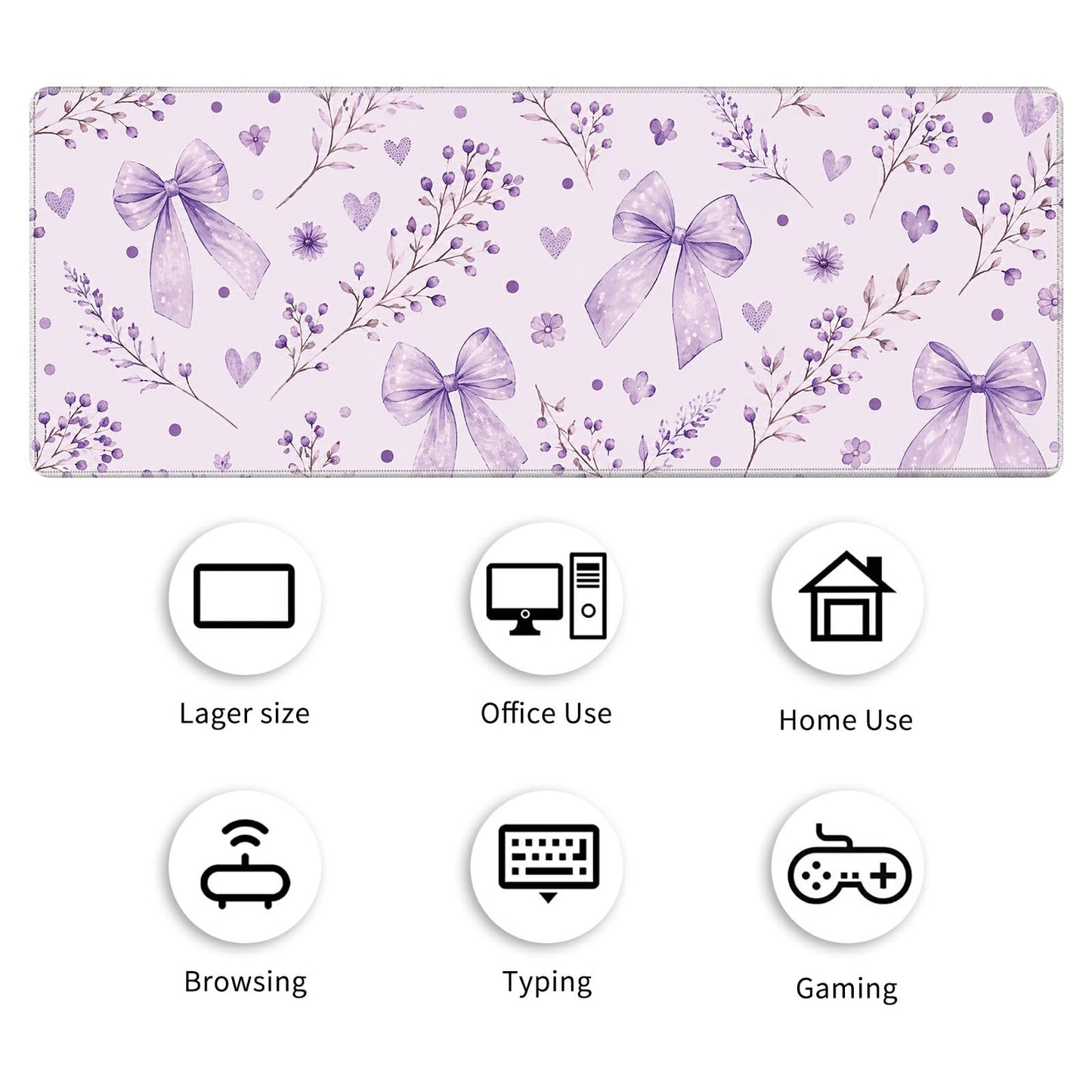 Desk Mat Large Gaming Mouse Pad + Coaster