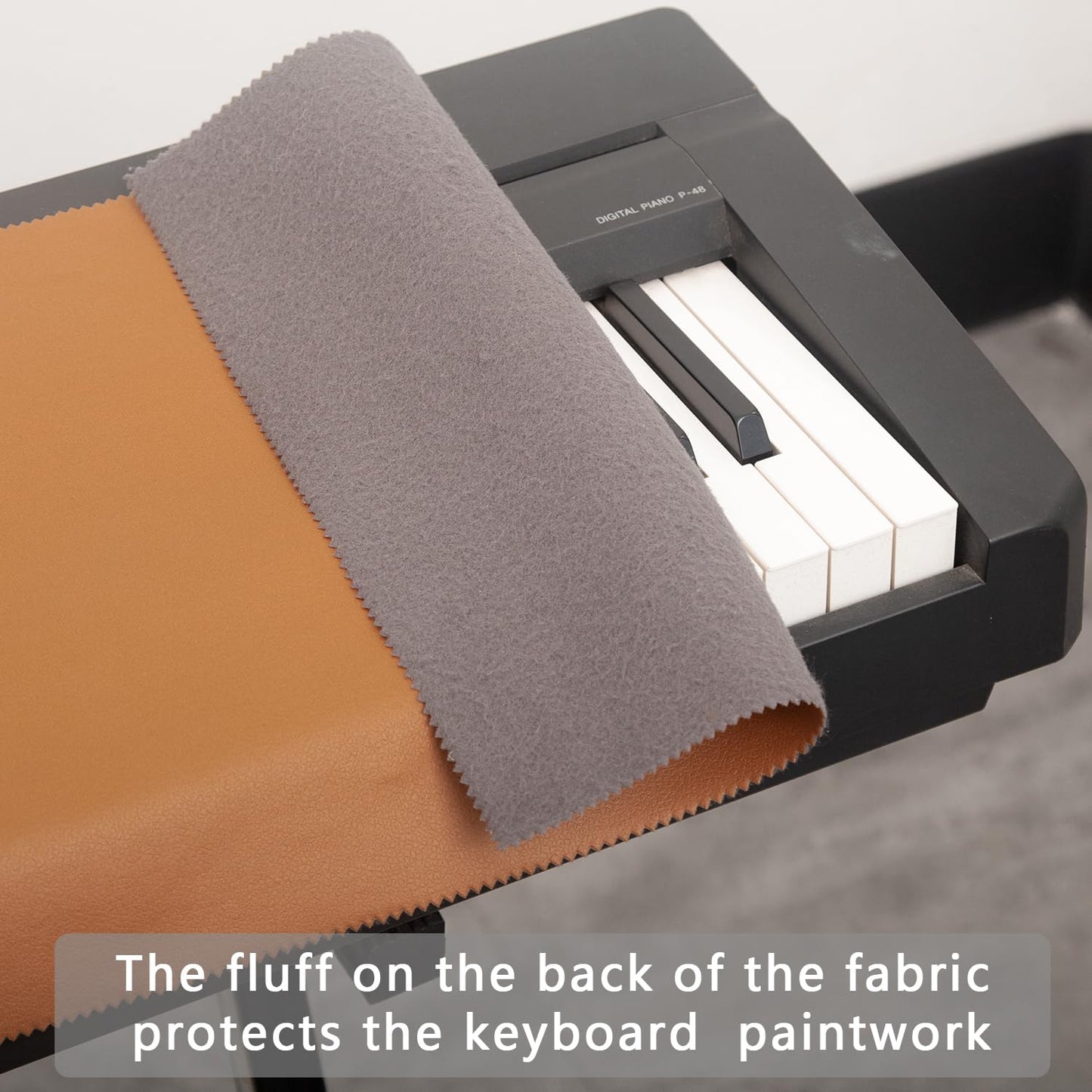 Mooson Keyboard Piano Cover Digital Piano Dust Covers Luxury Soft and Premium Surface Thickening