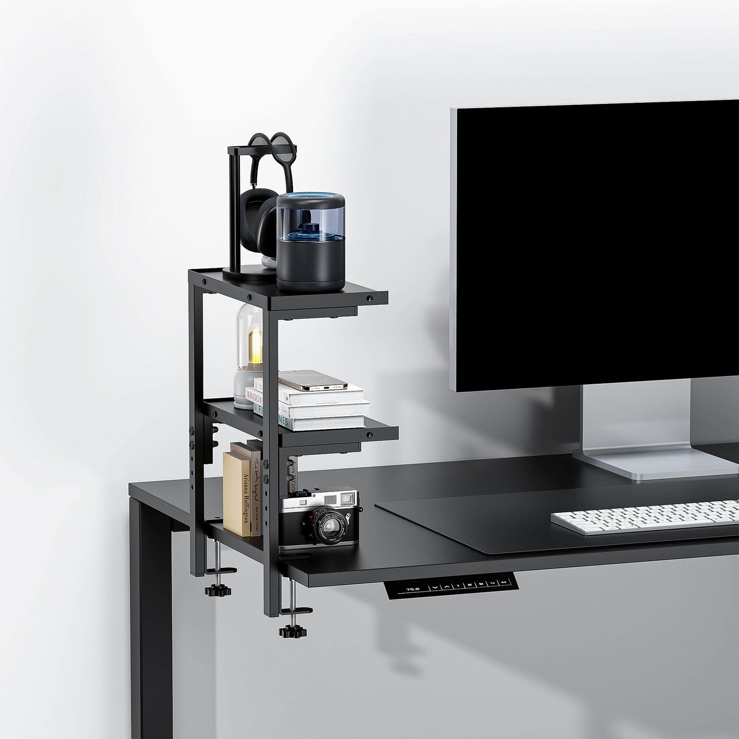 Spacrea 2 Tier Clamp on Desk Shelf