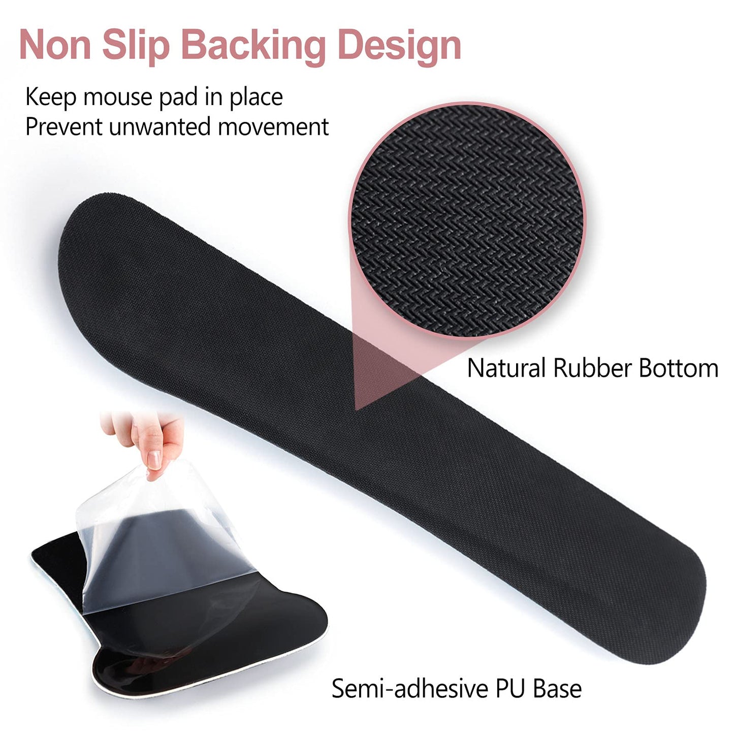 ArtSo Keyboard Wrist Rest and Mouse Pad with Wrist Support, Ergonomic Mouse Pad, Durable