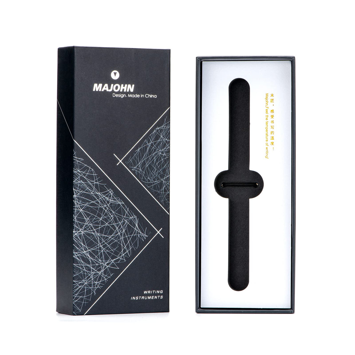 Lanxivi M800 Blue Acrylic Fountain Pen, Germany Bock Fine Nib with Converter and Pen Case Set