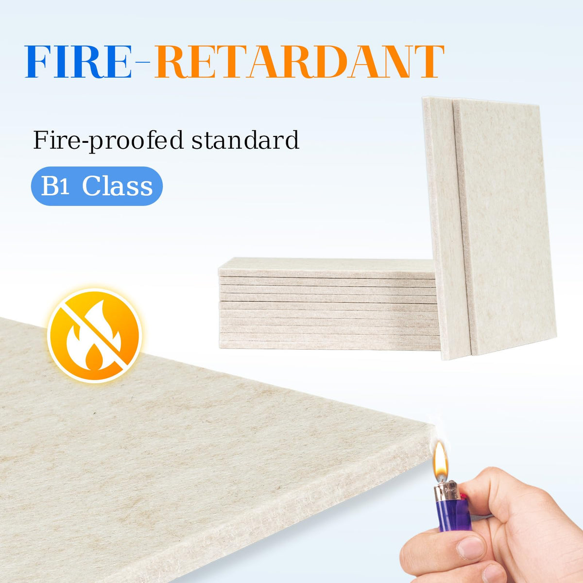 DOLLAR BOSS Felt Cork Board Tiles 48" x 36" Bulletin Board, 12 Pcs Beige