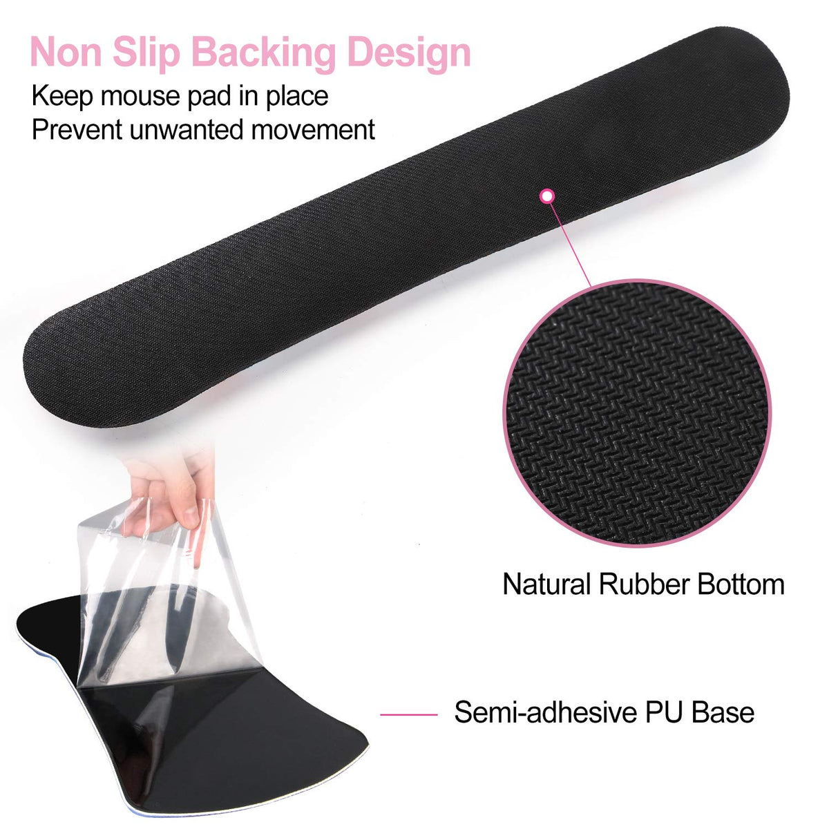 ToLuLu Keyboard Wrist Rest Pad Ergonomic Mouse Pad Set, Cute Mousepad