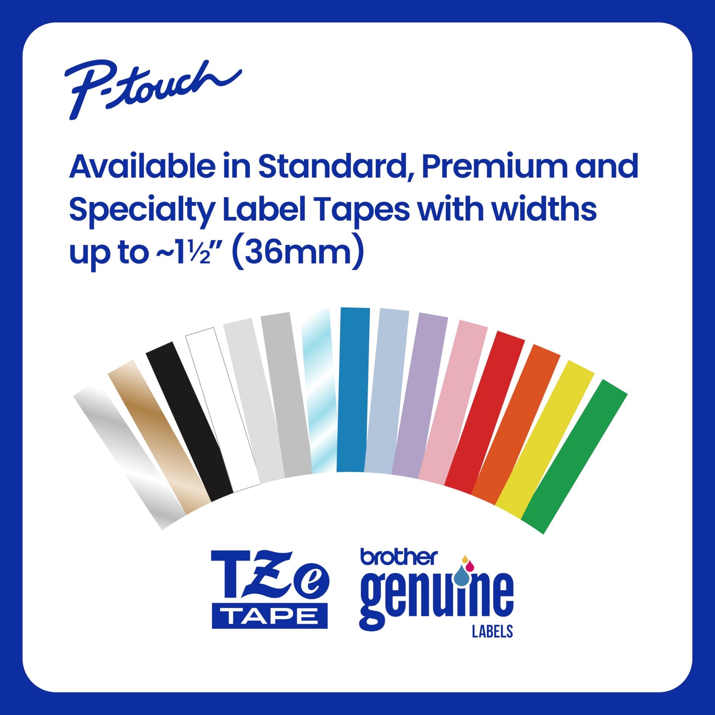 Brother Genuine P-Touch TZe Black Print on Green Label Tape (TZe741), Laminated,3/4in x 26.2ft