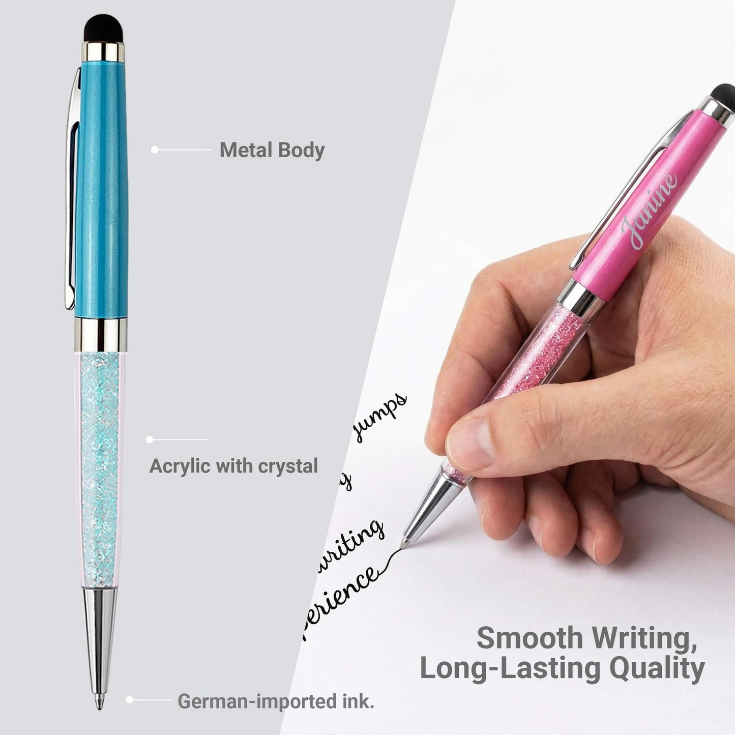 Yastar Custom Name Pens, Gift for Business Christmas Graduation Anniversary