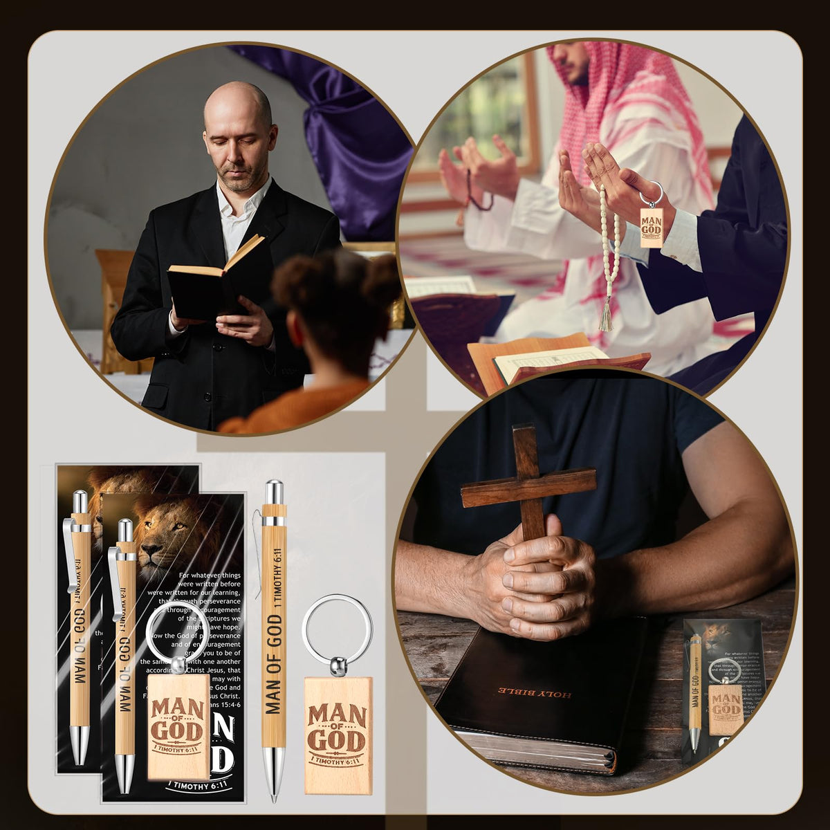 Landical 20 Sets Pastor Appreciation Gifts for Men Christian Pastor Gifts