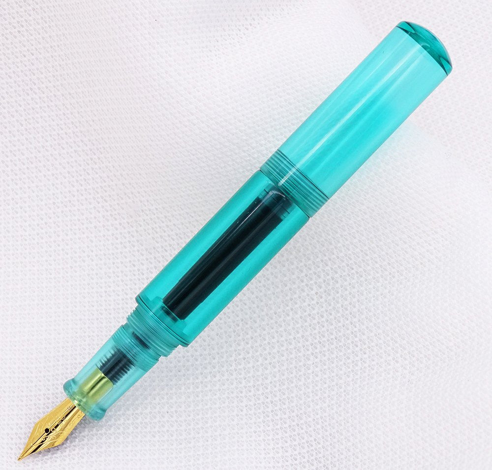 erofa Majohn Wancai Mini Fountain Pen Transparent Pocket-Size Travel Short Pen Fine Nib 0.5mm