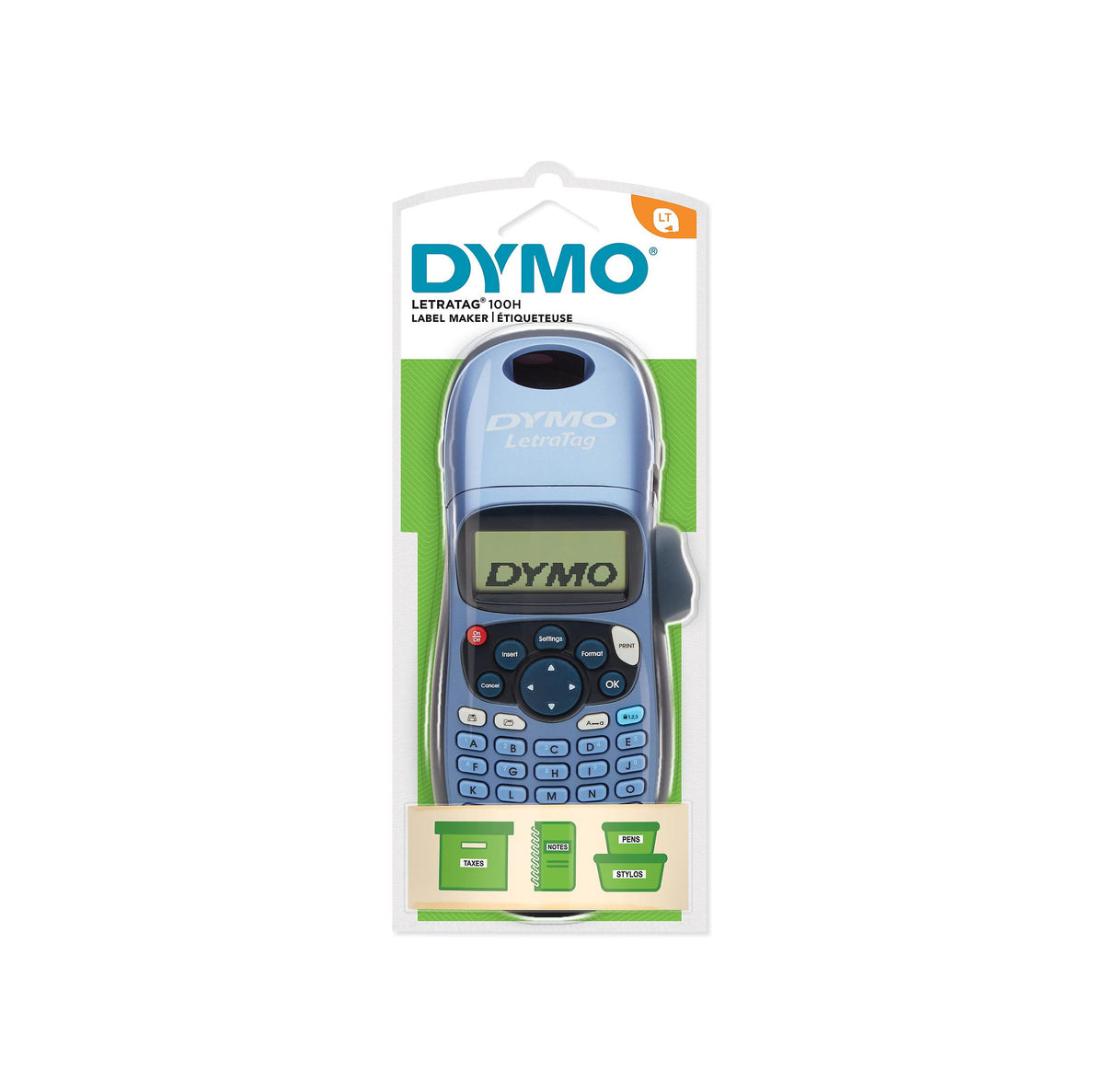 Dymo S0883990 LetraTag Handheld Label Maker, ABC Keyboard Label Printer with Easy-to-Use, 13