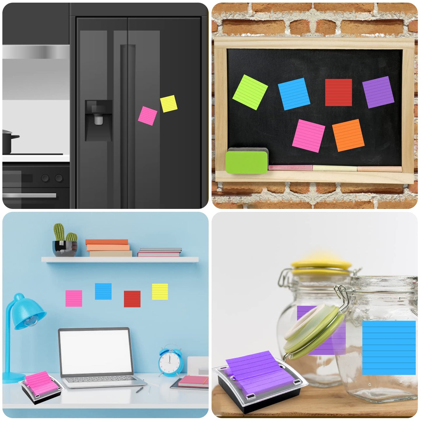 Pop Up Sticky Note Dispenser Sticky Note Holder Pop Up Note Dispenser Transparent Top for 3 x 3