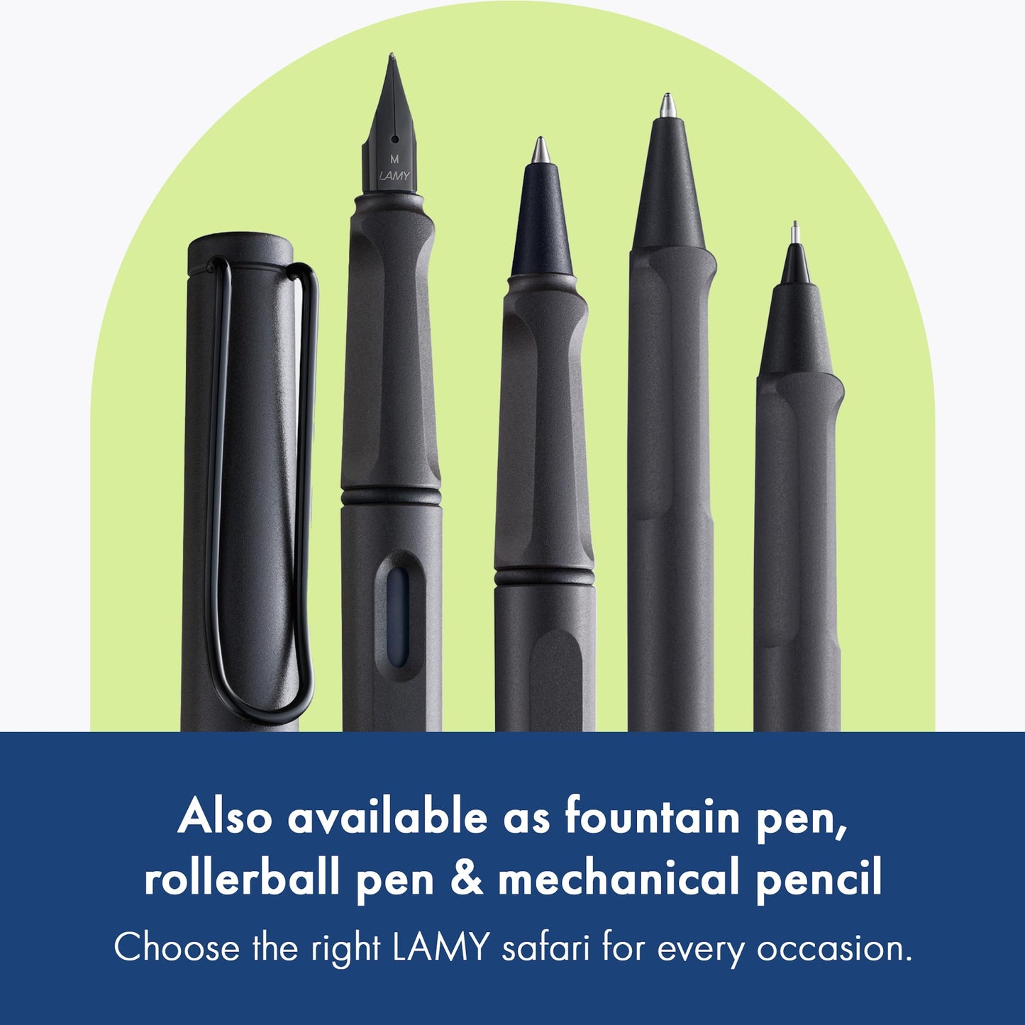 Lamy safari umbra - Ballpoint Pen with ergonomic grip & line width M - for pleasant long writing