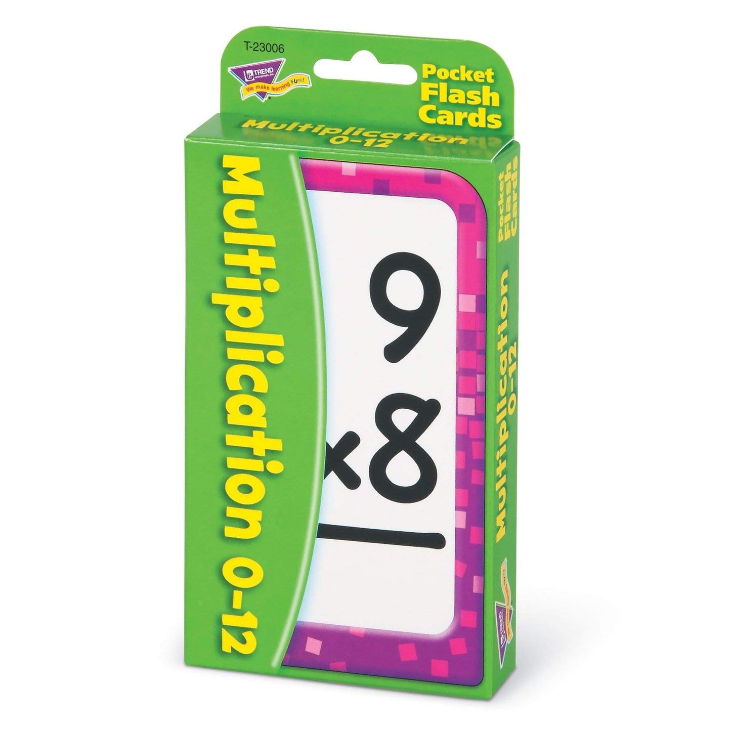 Trend Enterprises: Multiplication 0-12 Pocket Flash Cards, Great for Skill Building and Test Prep