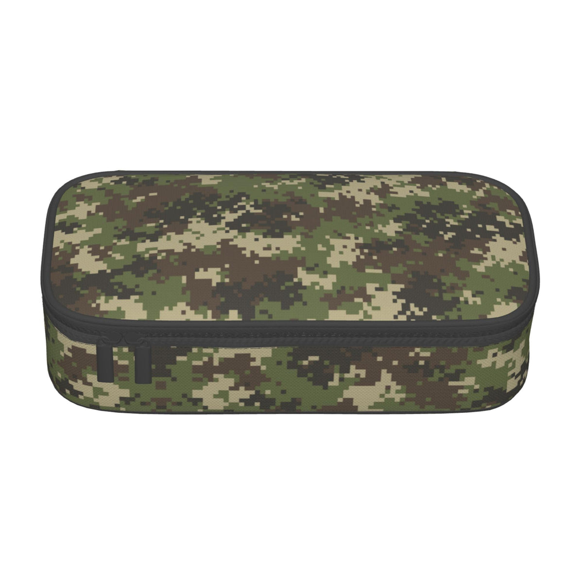 YIJIUWKIS Camo Pencil Case for Kids Boys Girls, Big Capacity Green Pencil Pouch, Portable Pencil