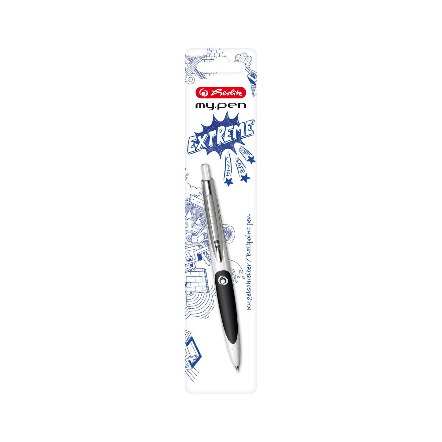 herlitz my.pen 50028306 Ballpoint Pen White/Black