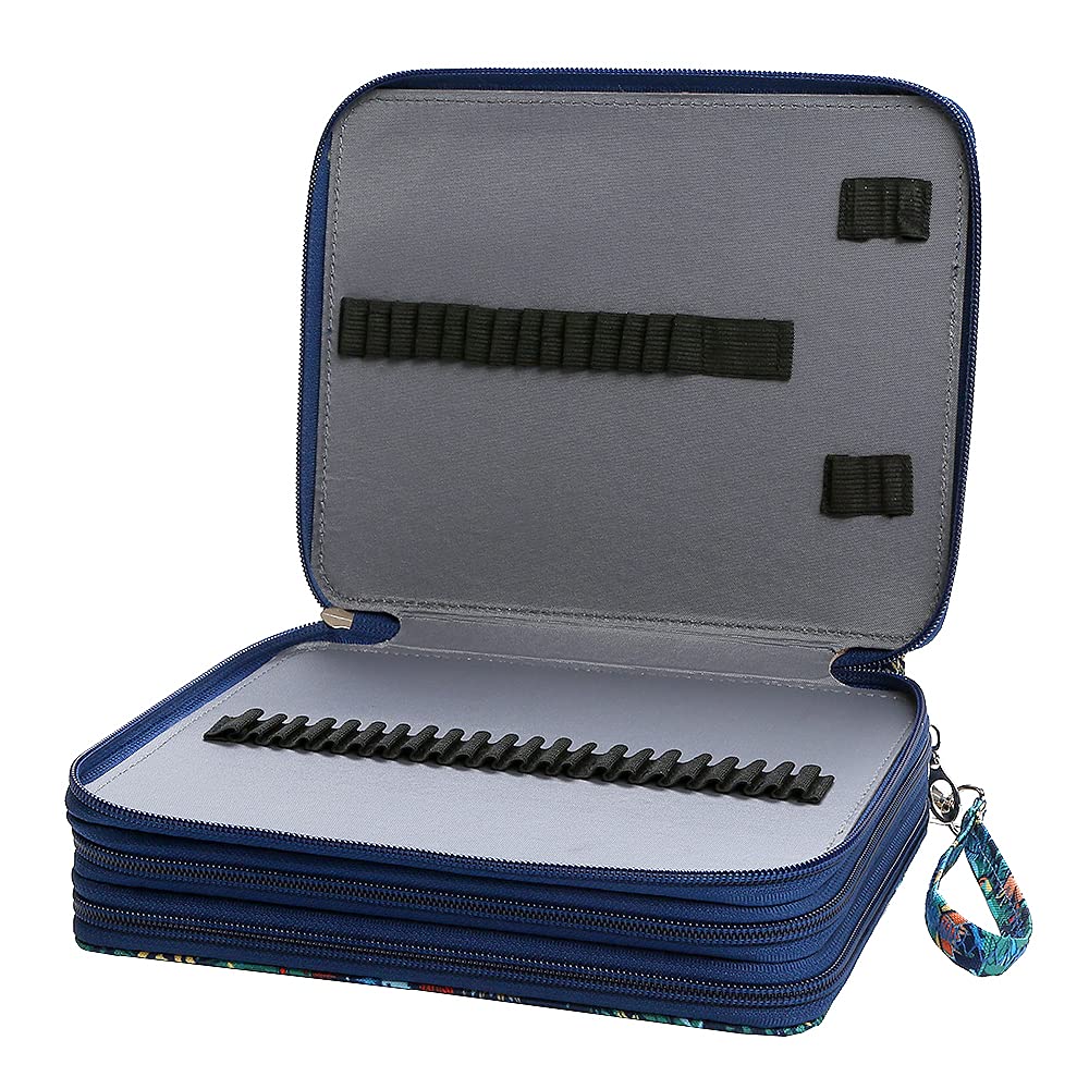 Lbxgap Jungle pencil case 120 Slots Oxford Fabric Pencil Case Slot Holds Pen Pencil Bag Organizer