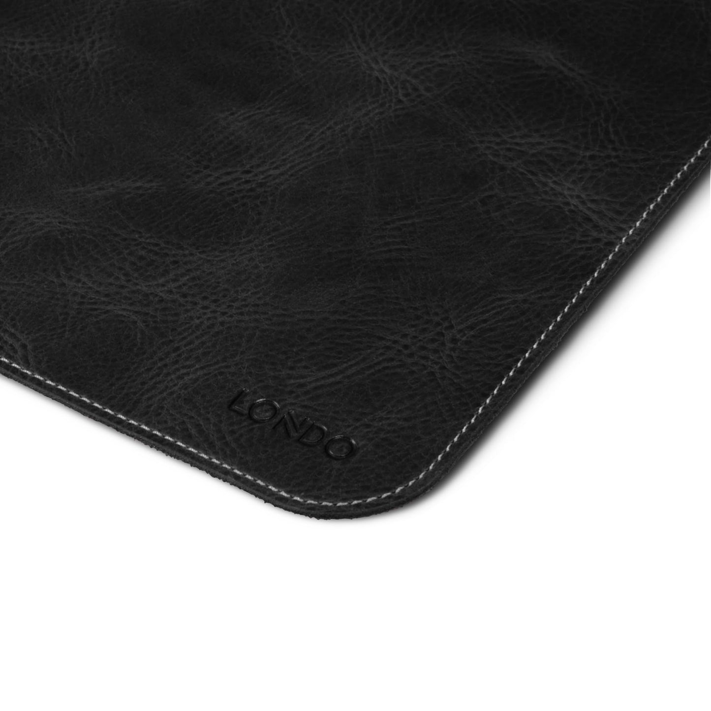 Londo Top Grain Leather Extended Mouse Pad – Large Desk Mat for Office & Gaming, Smooth Writing