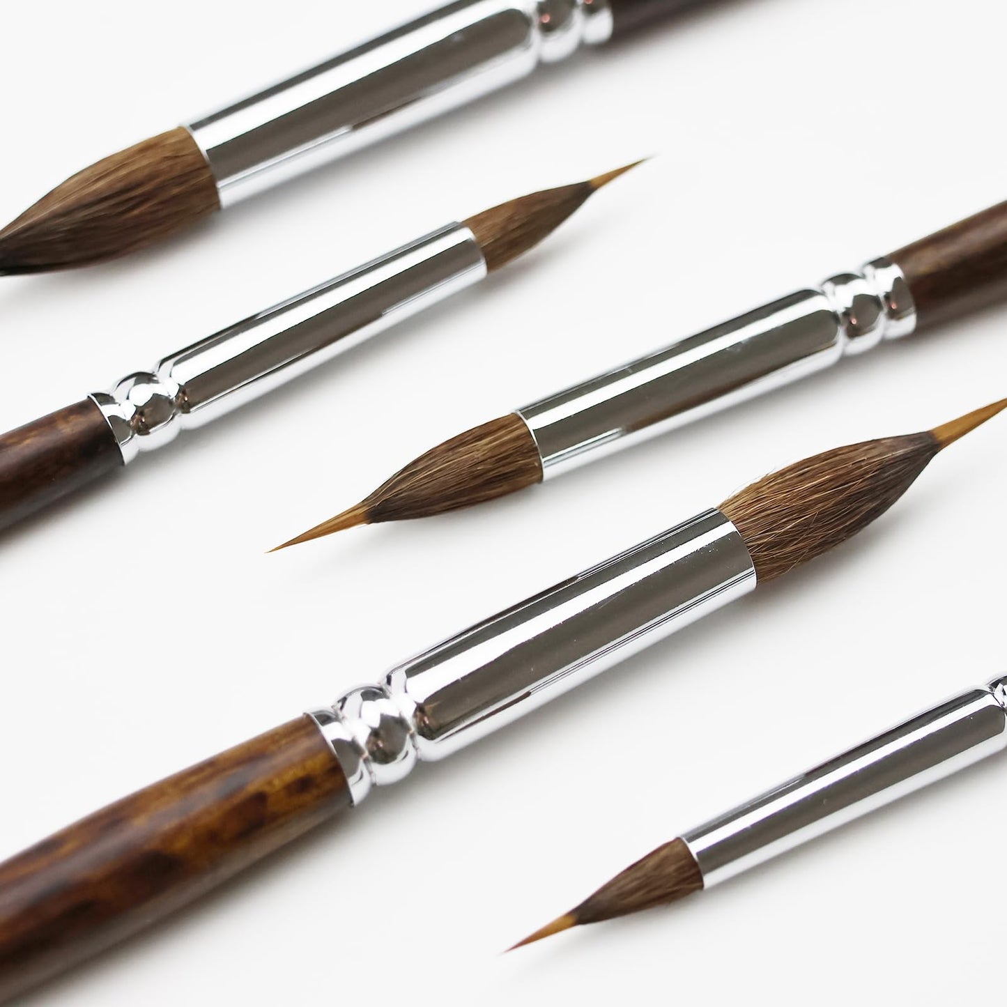 GACDR Watercolor Liner Brush Set, 5Pcs Extended Needle Point Brushes Set