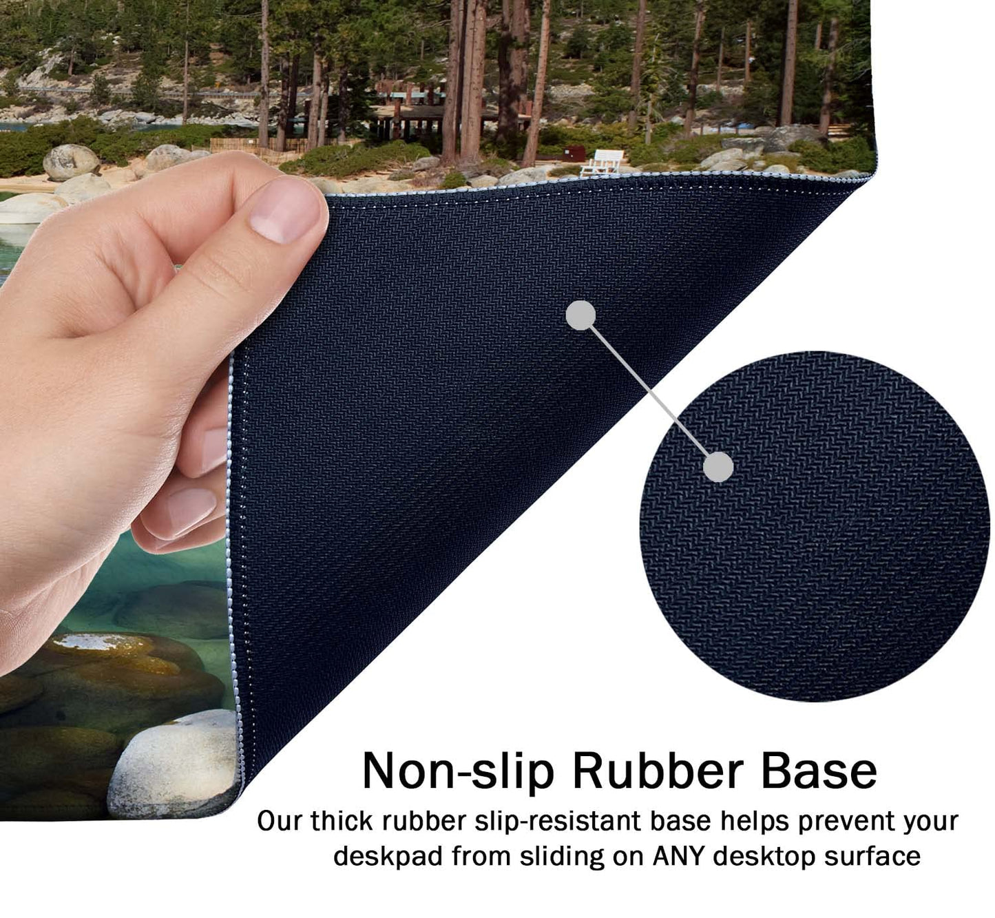 SSOIU Extended Mouse Pad, XXL Gaming Mouse Pads, Large Big Mousepad Laptop Computer Keyboard Mat