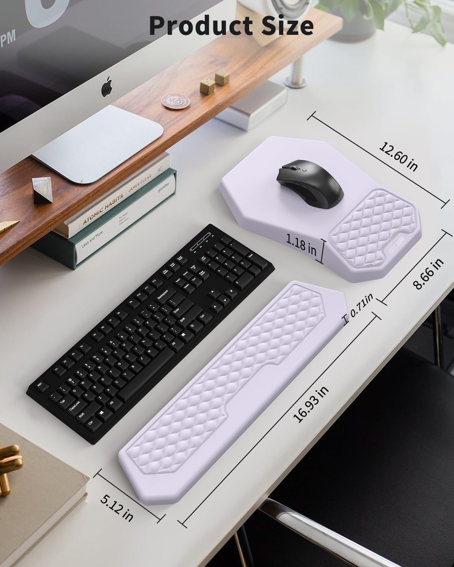 Ergonomic Mouse Pad Wrist Rest Support