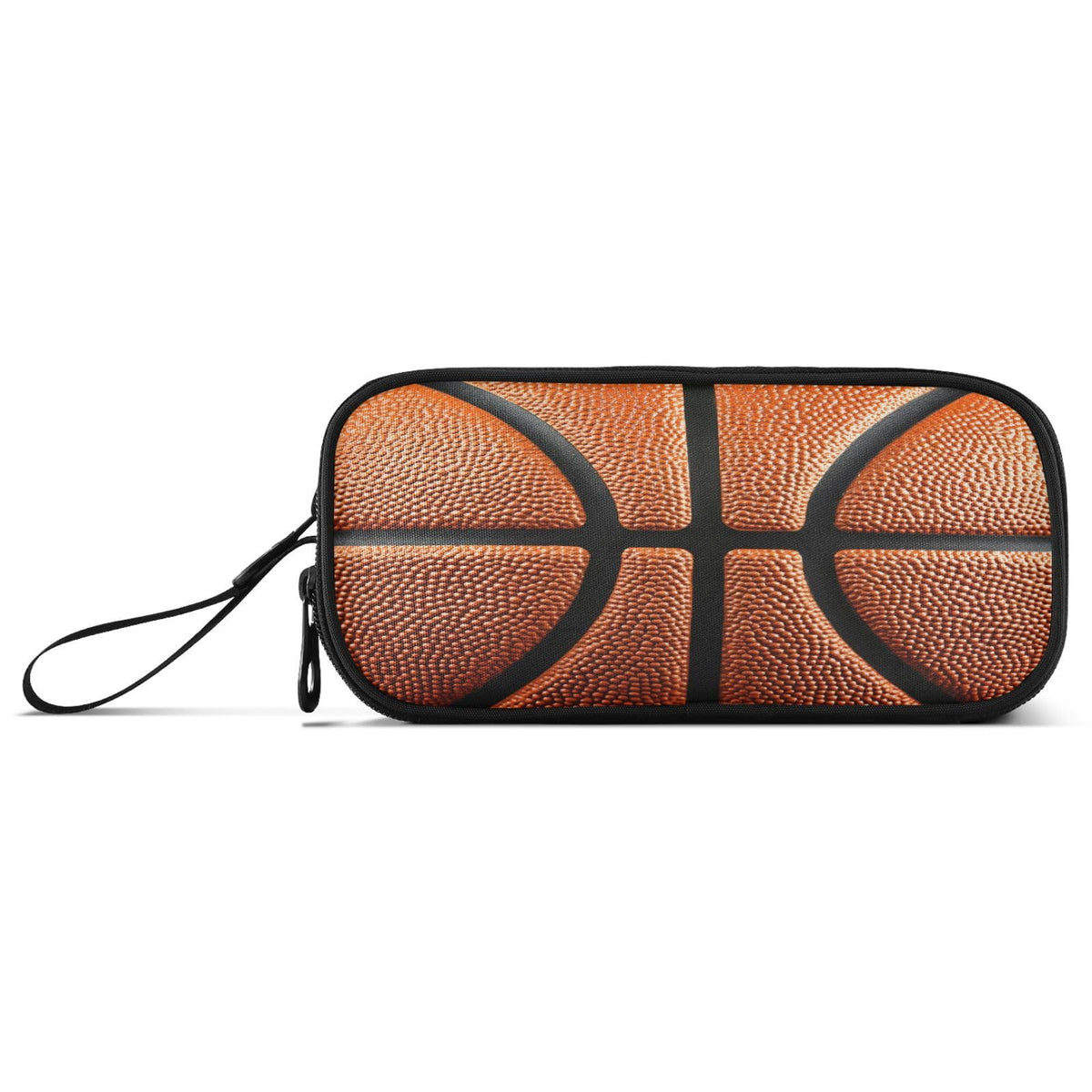 BOENLE Basketball Ball Skin Pencil Case Box Boys Girls Large Pencil Pouch Zipper Compartments Big