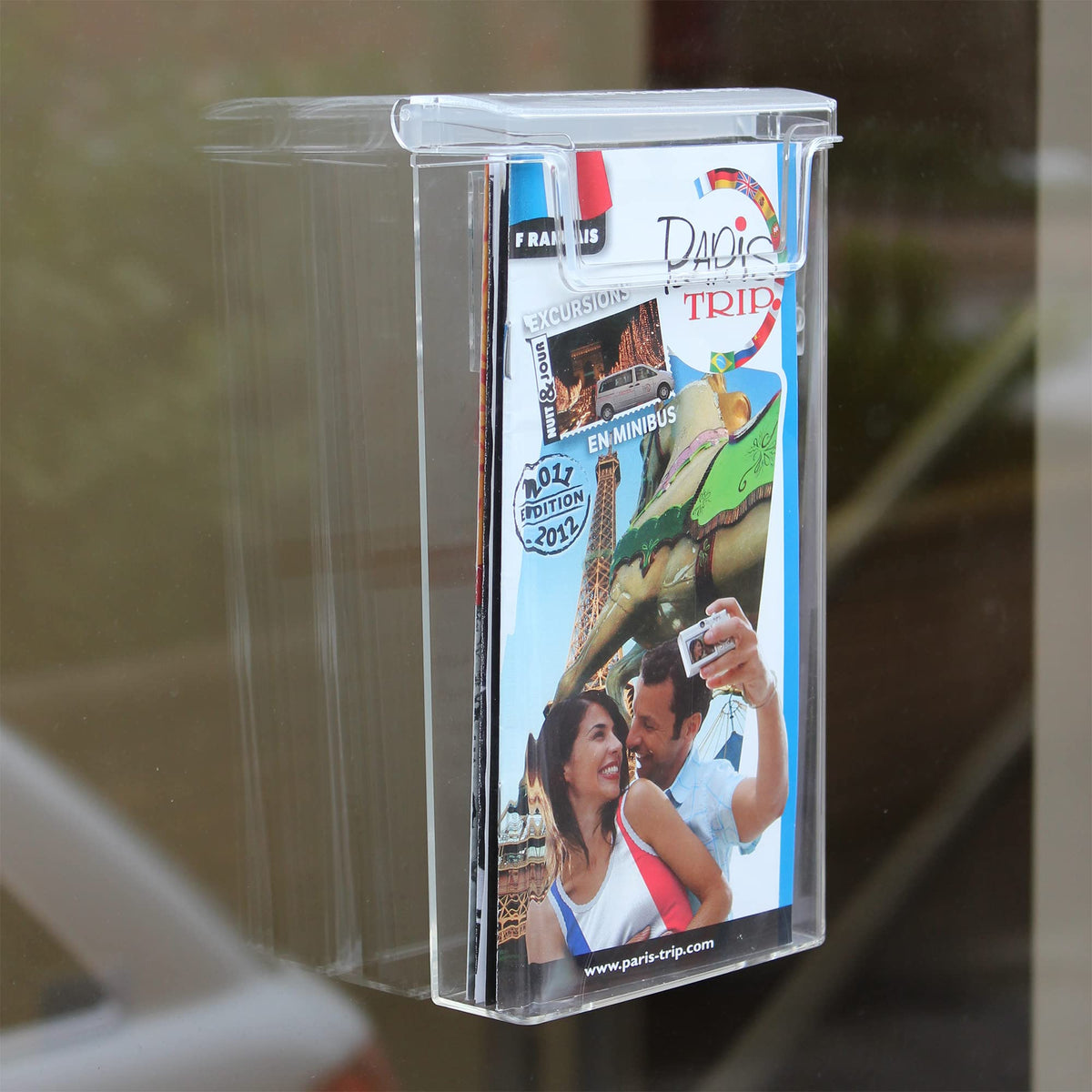 taymar® DIN Long (DL) Leaflet Holder with Lid Weatherproof