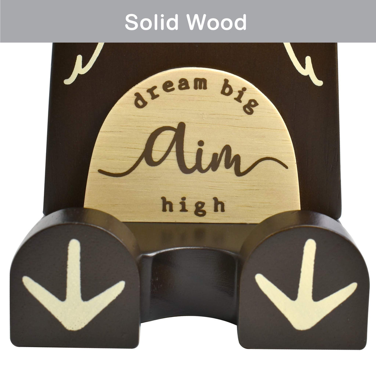 I'm Wood Multipurpose Eyeglass Phone Pen & Pencil Holder Stand Stationery Desk Box Organizer