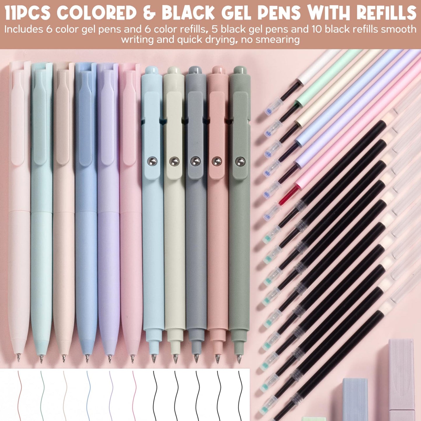 65PCS Aesthetic School Supplies Back to School Supplies Cute Stationary Set