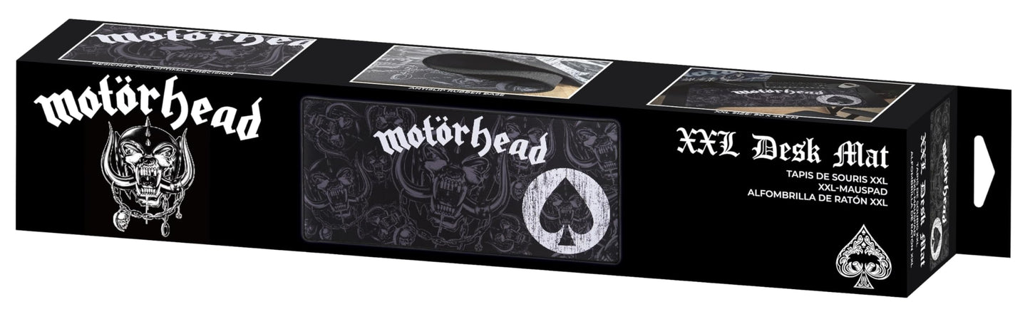 SUBSONIC Motorhead Mouse Pad XXL 35x15 in – Gaming Desk Mat Extra Large