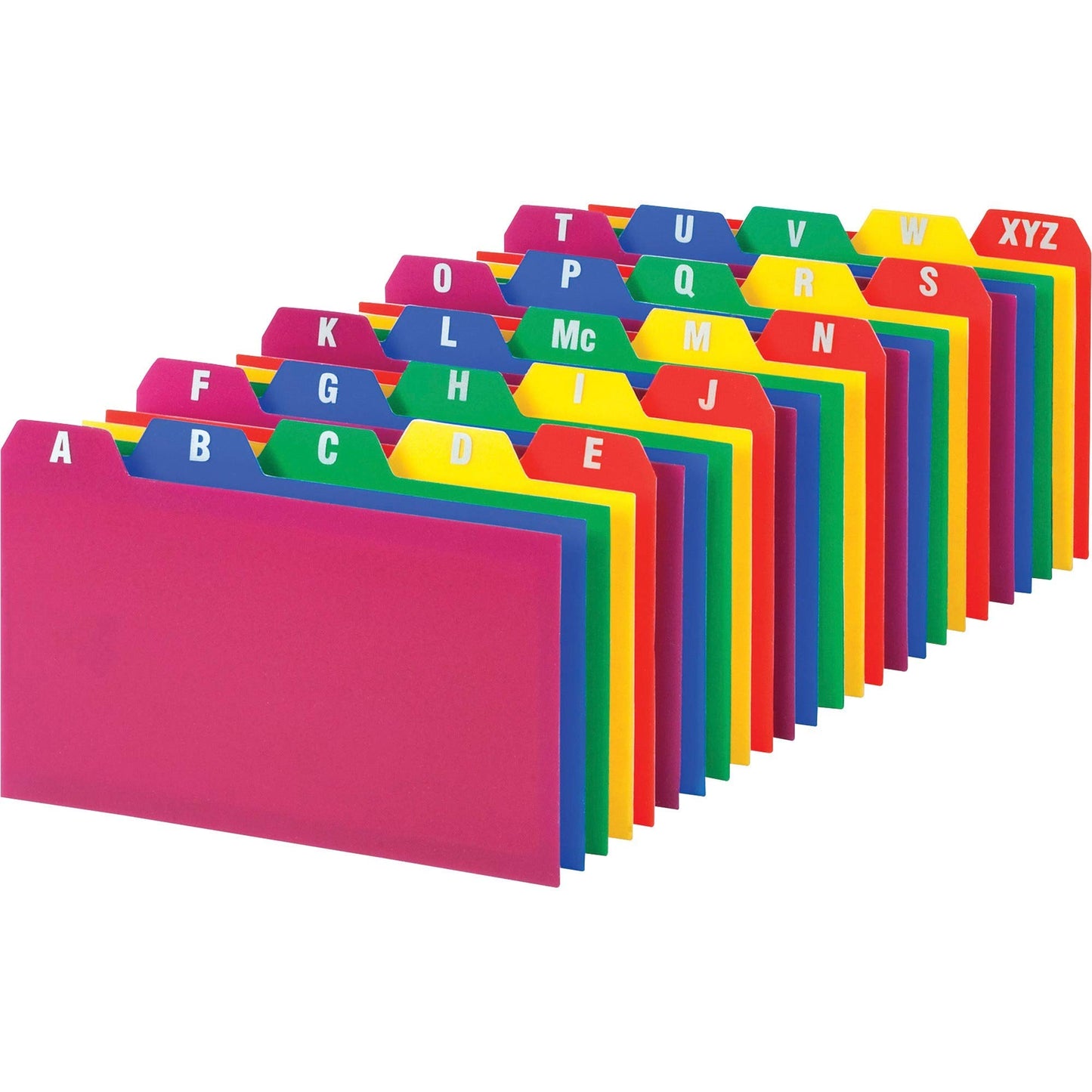 Manaloom Index Card Holder, Index Cards Storage Box Holds Up To 300 4x6” Cards, With Poly Card