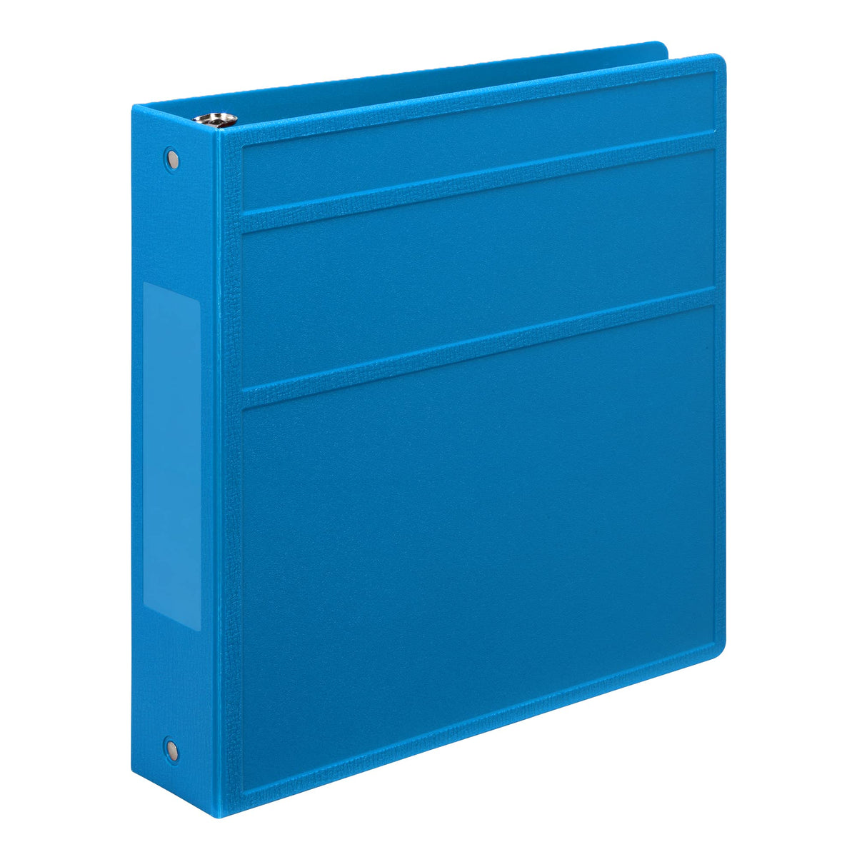 Carstens 2-Inch Heavy Duty 3-Ring Binder - Side Opening, Pool Blue, Durable Plastic, Precision