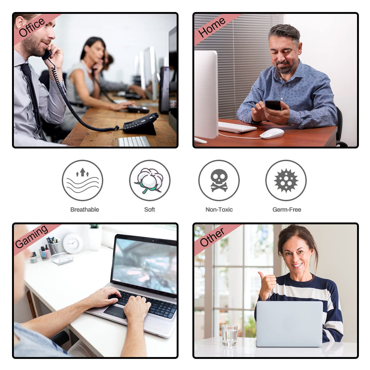 ArtSo Large Gaming Mouse Pad Extended Desk Pad XL Keyboard Mat Long Mousepad Decor Writing Pad