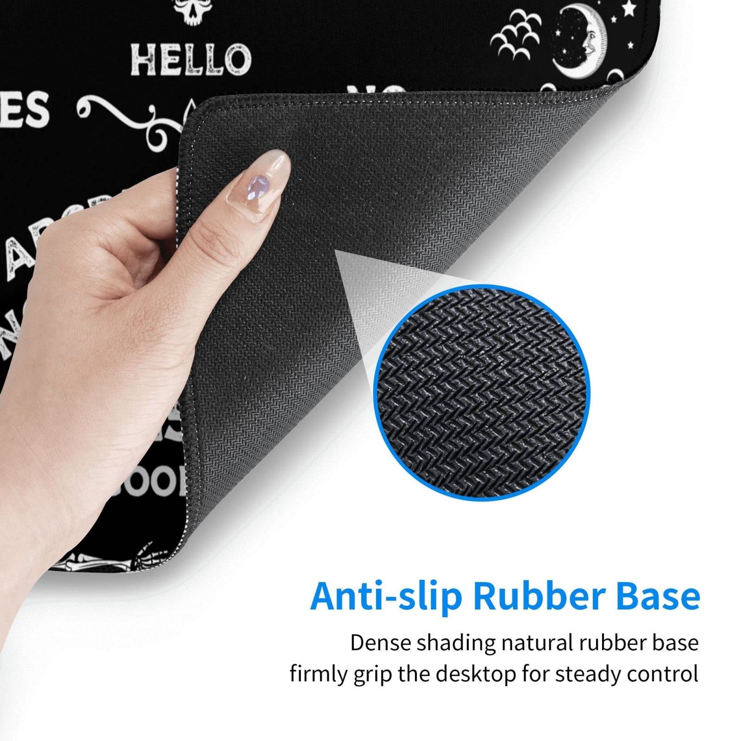 Sigouyinei Extra Large Desk Pad 31.5x12in Office Gaming Non-Slip Mouse Pad