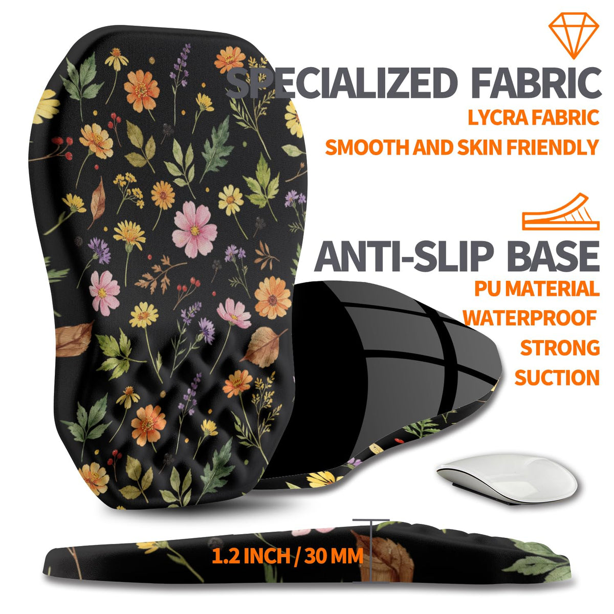 Armanza Ergonomic Slope Mouse Pad Wrist Support, Wrist Rest Mousepad for Carpal Tunnel Pain Relief