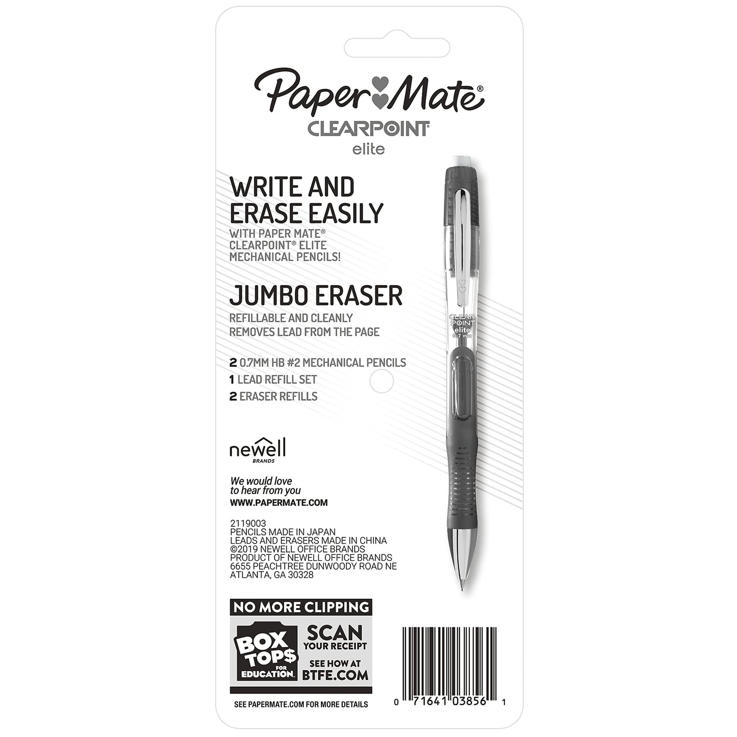 Paper Mate Clearpoint Elite Mechanical Pencil 0.7mm Starter Set 2 Pencil Set Office Supplies School