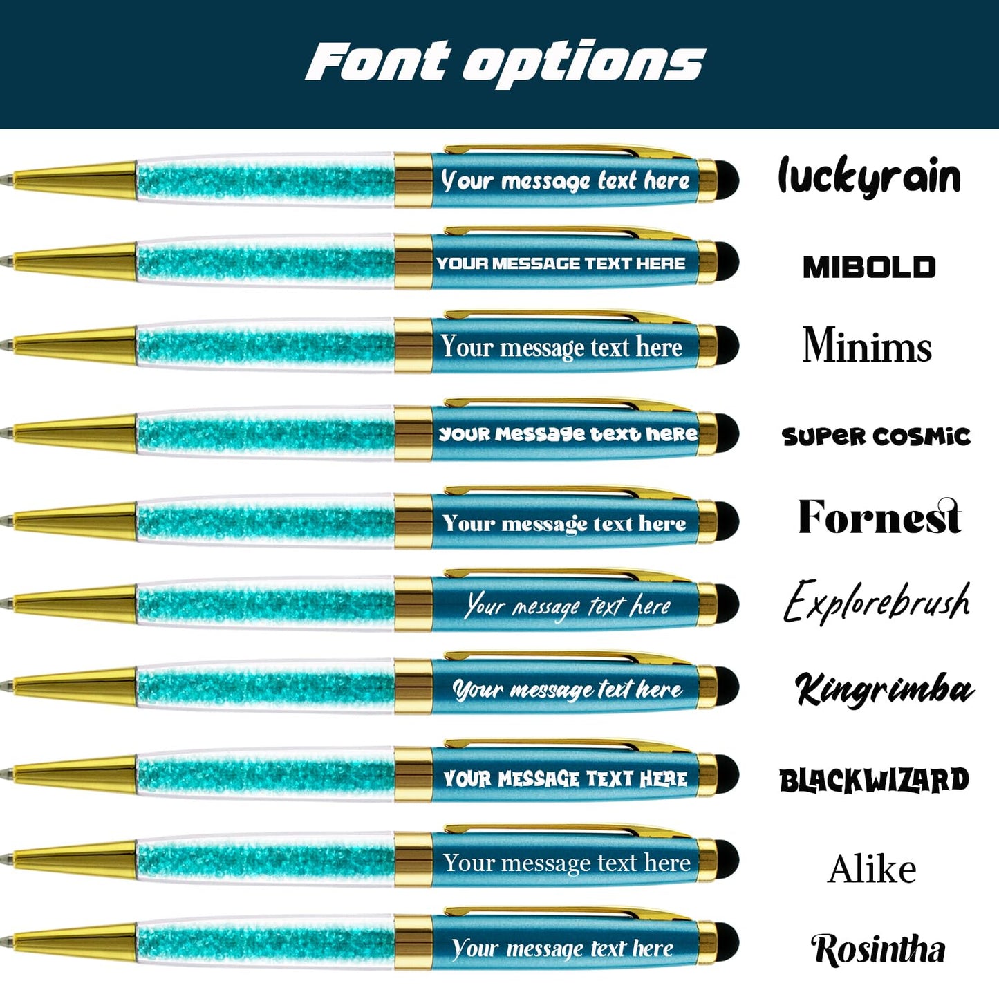 Yastar Personalized Pens for Business Women Men Graduation Wedding