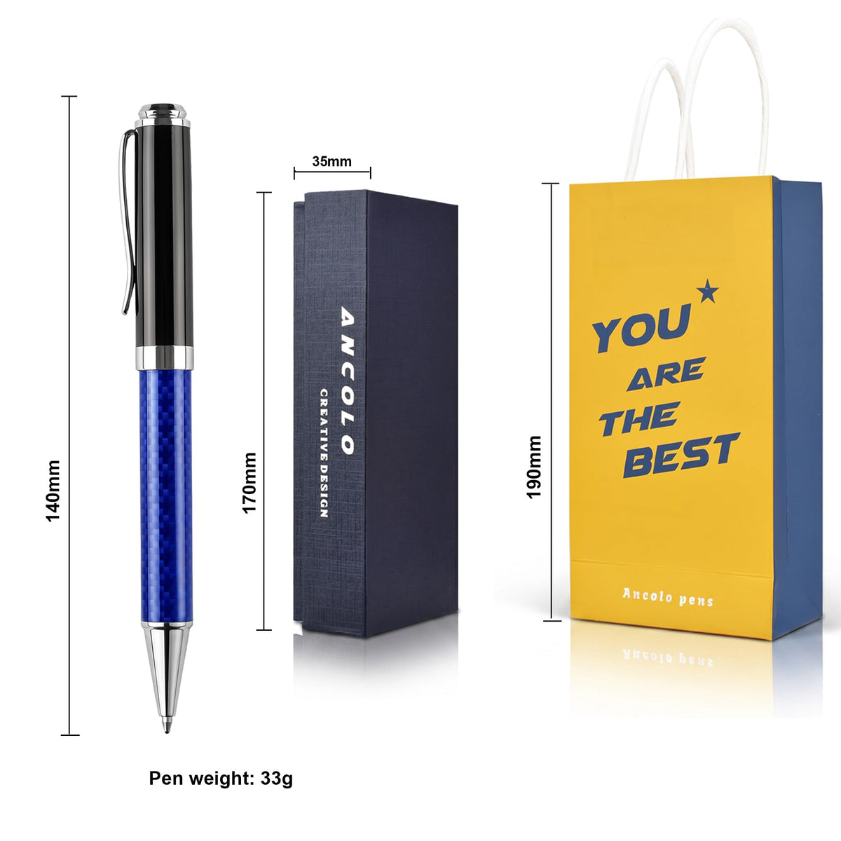 Personalized Pen-Office Gift Pen with Box-for Colleague Friends Business
