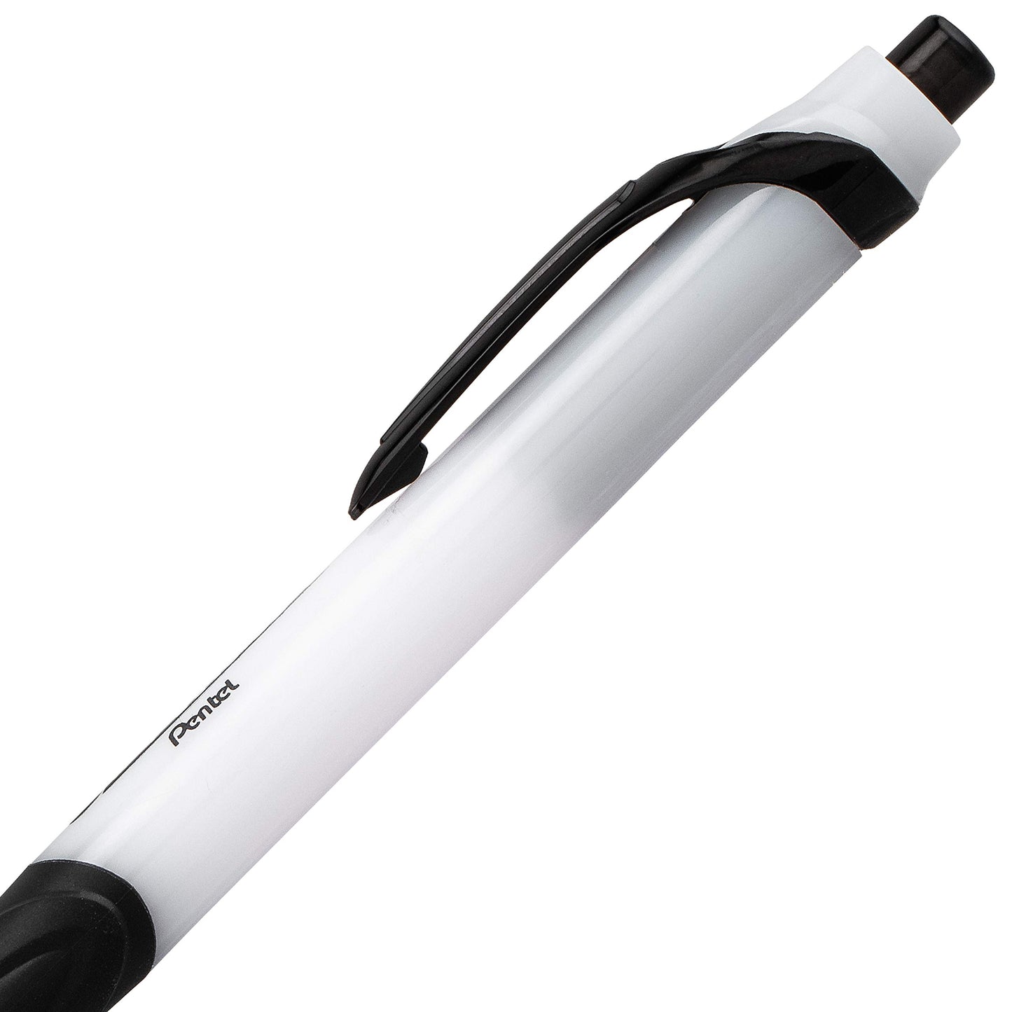 Pentel GlideWrite Ballpoint Pen with TechnIFlo Ink, (1.0mm) Medium Line, Black, Box of 12 (BX910-A)