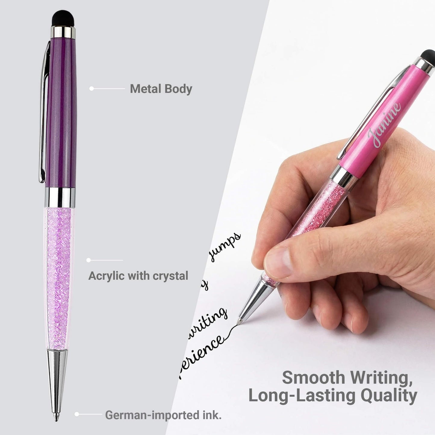 Yastar Custom Ballpoint Pens, Nice Gift for Graduation, Anniversary, Office