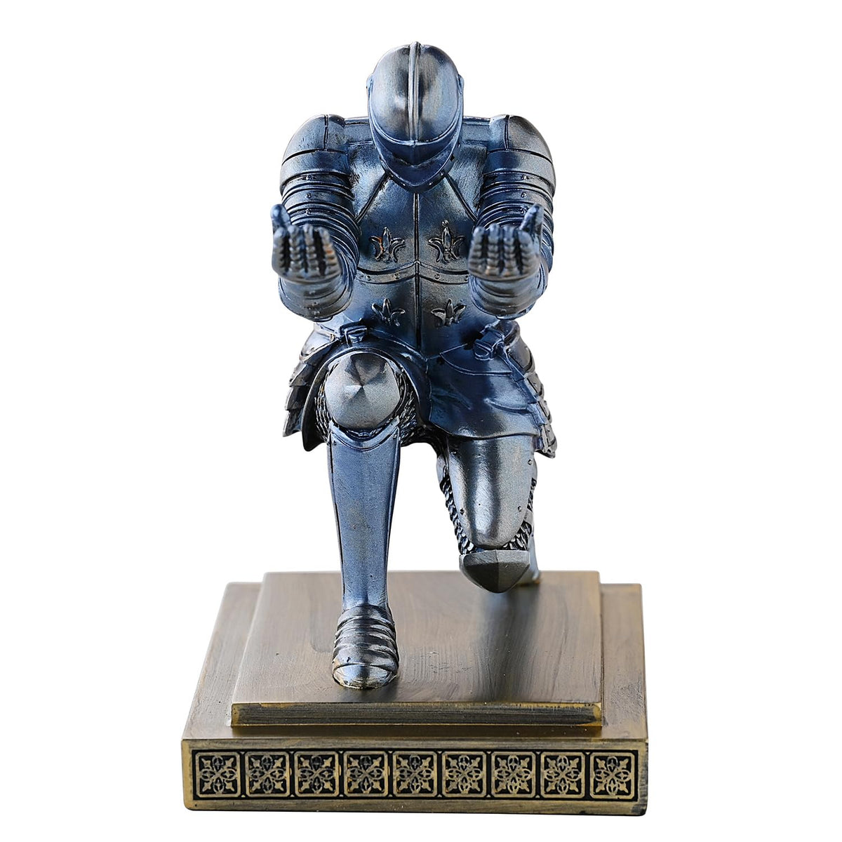 Amoysanli Knight Pen Holder Desk Organizers and Accessories as Gift Blue