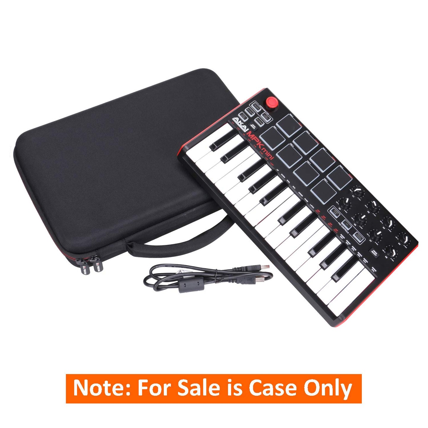 LTGEM Case for Akai MPK Mini MK3/MPK Mini Play MK3 MIDI Controller