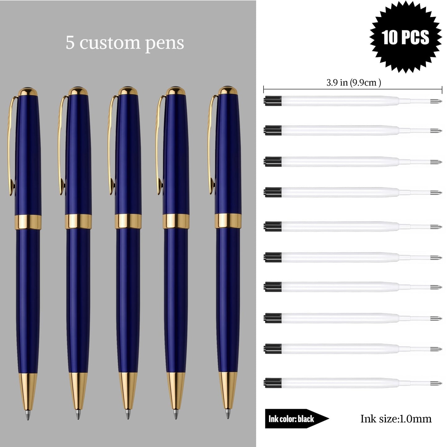 Ancolo Personalized Luxury Ballpoint Pens - for Friends Business Office