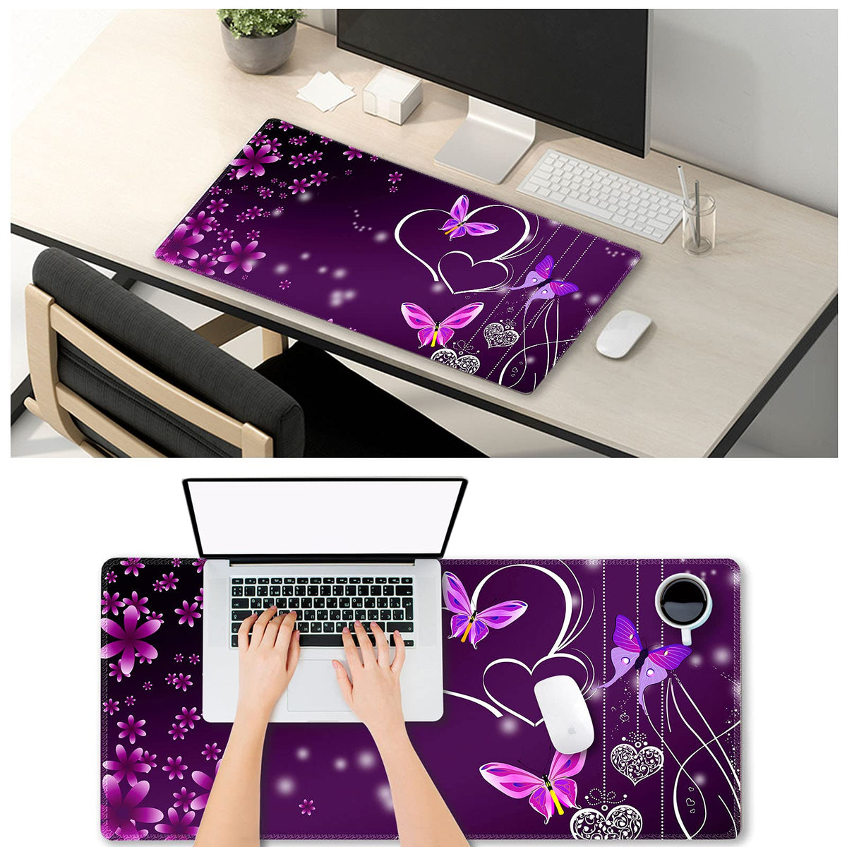 Extended Gaming Mouse Pad XXL ArtSo Large Keyboard Mat Long Mousepad Desk Decor Writing Pad Non