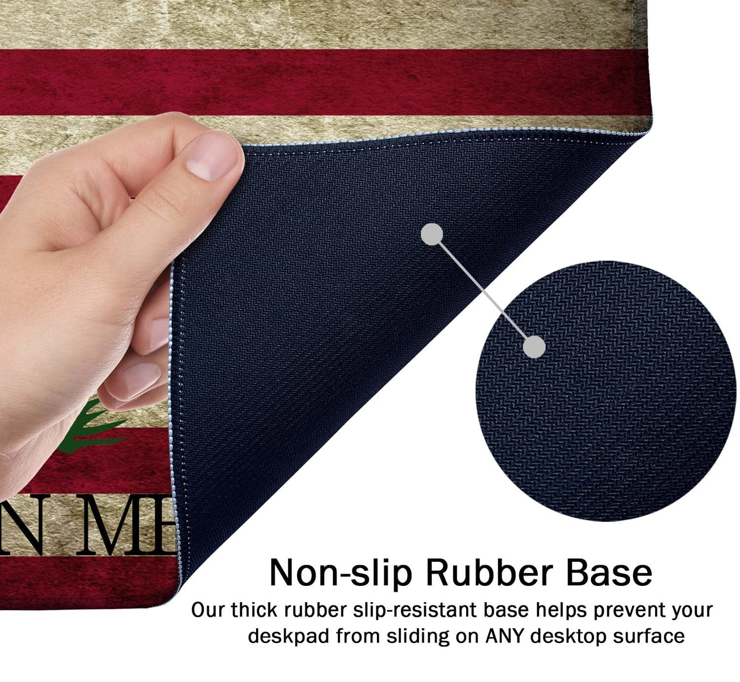 SSOIU Desk Mat,Large Mouse Pad 35.5" x 15.7" XXL Extended Gaming Mouse Pad Mat with Non-Slip Base